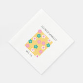 Flower Market - Milan Serviette (Ecke)