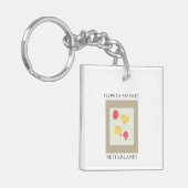 Flower Market - Netherlands Schlüsselanhänger (Vorderseite links)