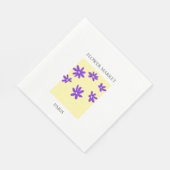 Flower Market - Paris Serviette (Ecke)