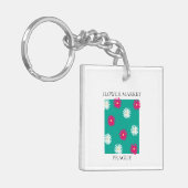 Flower Market - Prague Schlüsselanhänger (Vorderseite links)