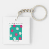 Flower Market - Prague Schlüsselanhänger (Rückseite)