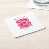 Flower Market - Seoul Rechteckiger Pappuntersetzer (angewinkelt)