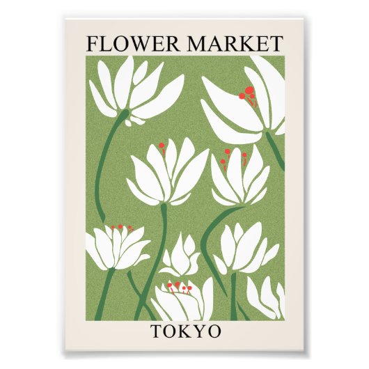 FLOWER MARKET TOKIO | DIGITAL VERSION FOTODRUCK (Vorne)
