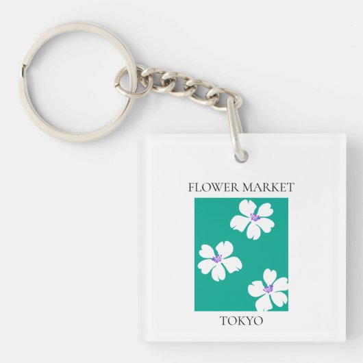 Flower Market - Tokyo Schlüsselanhänger (Vorderseite)