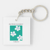 Flower Market - Tokyo Schlüsselanhänger (Rückseite)