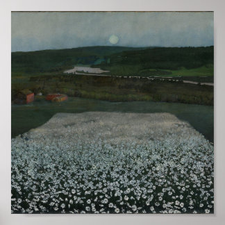 Flower Meadow in the North - Fine Art Print Poster