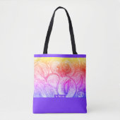 FLOWER MEADOW&VIOLET: Tragetasche Tasche (Vorderseite)