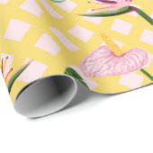 Flower Meanings Geschenkpapier (Rolleneckpunkt)