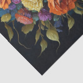 Flower misterious woman seidenpapier (Detail)