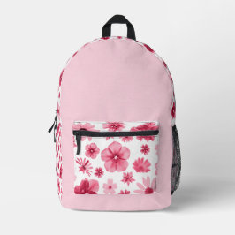 Flower mochila bedruckter rucksack