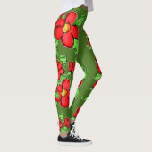 Flower Moss Green Leggings (Rechts)
