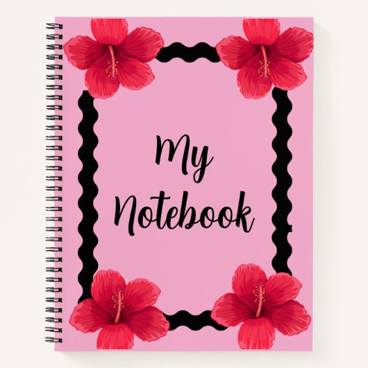 flower Notebook Notizblock (Vorderseite)