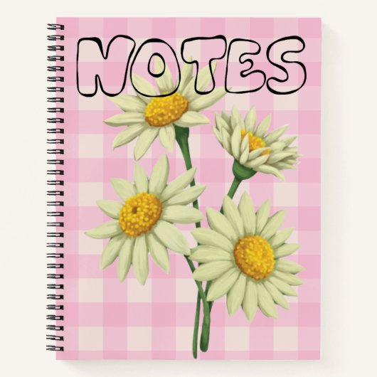 Flower Notebook Notizblock (Vorderseite)