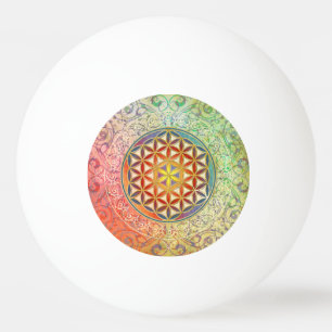 Flower Of Life / Blume des Lebens - Ornament I Tischtennisball
