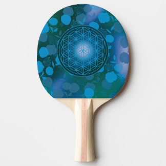 flower of life, chakra,zen,sacred geometric, tischtennis schläger