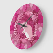Flower of life mouse große wanduhr (Winkel)