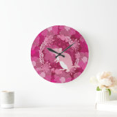Flower of life mouse große wanduhr (Zuhause)