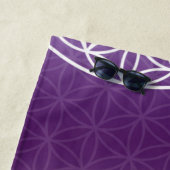 Flower of life purple strandtuch (Beispiel)
