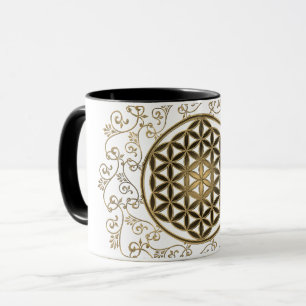 Flower Of Life - Vintage Ornamente Mandala 2 Tasse