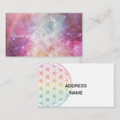 Flower of life visitenkarte (Vorne/Hinten)