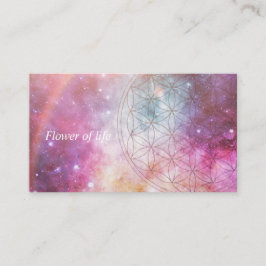 Flower of life visitenkarte
