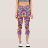 Flower of Love Capri Leggings (Vorderseite)
