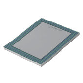 Flower of Scotland Original Scottish Tartan  Notizblock (Rotiert)