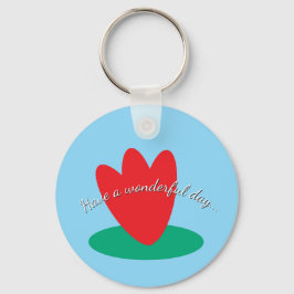 flower on a pond schlüsselanhänger