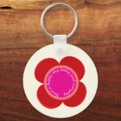 flower on schlüsselanhänger (Vorderseite)