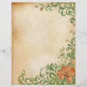 Flower Page Scrapbook & Junk Journal Supplies (Rückseite)