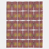 flower paint blanket fleecedecke (Vorderseite)