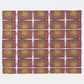 flower paint blanket fleecedecke (Vorderseite (Horizontal))