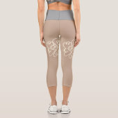 flower paint capri leggings (Rückseite)