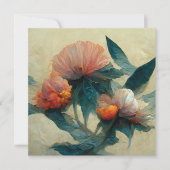 Flower Painting Einladung (Vorderseite)