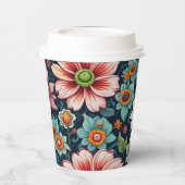 Flower Paper cup Pappbecher (Links)