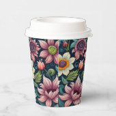 Flower Paper cup Pappbecher (Rechts)