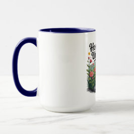 Flower Path - Nature-Inspired Mental Health Mug Tasse