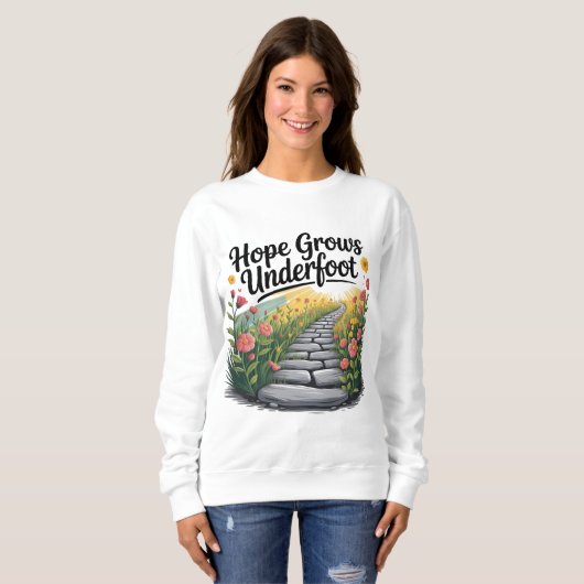Flower Path Transformation Sweatshirt (Vorne ganz)