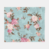 flower pattern design textile illustrationart,back fleecedecke (Vorderseite (Horizontal))