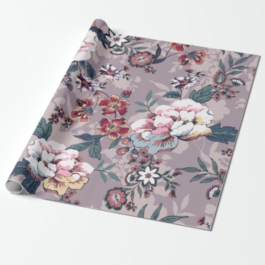 flower pattern design textile illustrationart,desi geschenkpapier (Ungerollt)