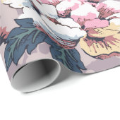flower pattern design textile illustrationart,desi geschenkpapier (Rolleneckpunkt)