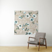 flower pattern design textile illustrationart,patt wandteppich (Beispiel (Horizontal))