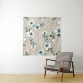 flower pattern design textile illustrationart,patt wandteppich (Beispiel)