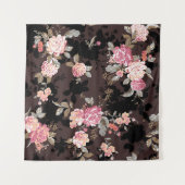 flower pattern design textile illustrationpattern, wandteppich (Vorderseite (Horizontal))