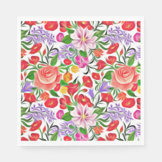 flower pattern serviette