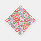 flower pattern serviette (Ecke)