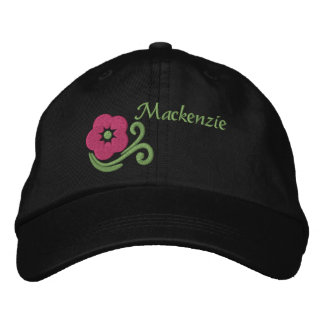 Flower Personalized Embroidered Baseball Hat Bestickte Baseballkappe