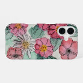 Flower Phone Case iPhone 16 Hülle (Rückseite (Horizontal))