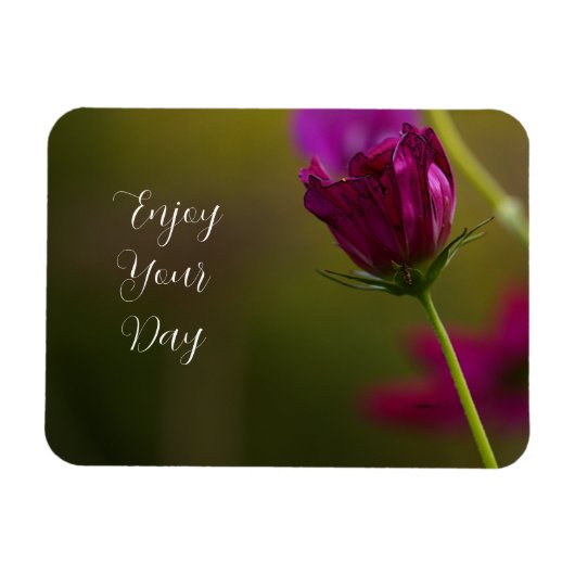 Flower Photo Magnet (Horizontal)