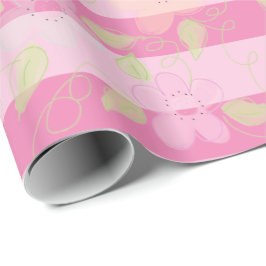 Flower Pink Happy Birthday Designer Geschenk-Wrap Geschenkpapier